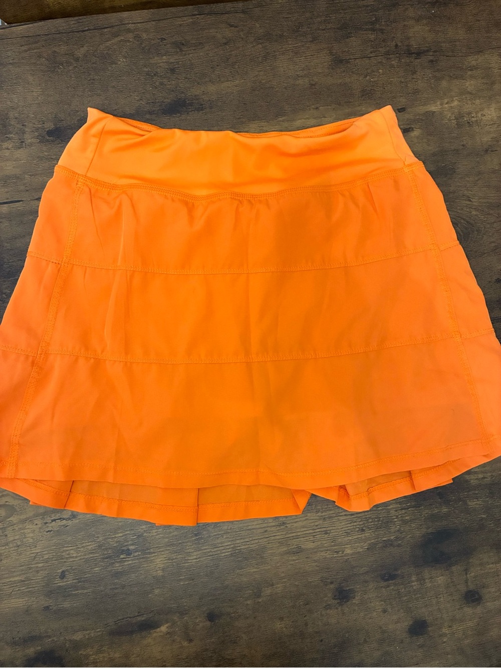 Women's Small Orange Athletic Skort